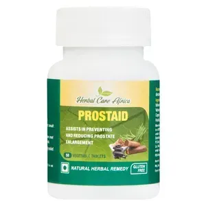 Front of HerbalCare Prostaid Tablets 50 bottle