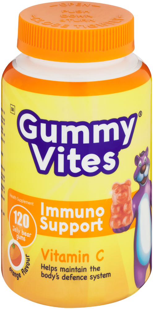 Gummy Vites Immuno Support Vitamin C Jelly Bears 120pk