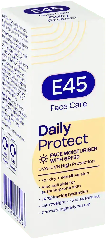 E45 SPF 30 Daily Protect Face Moisturiser 50ml