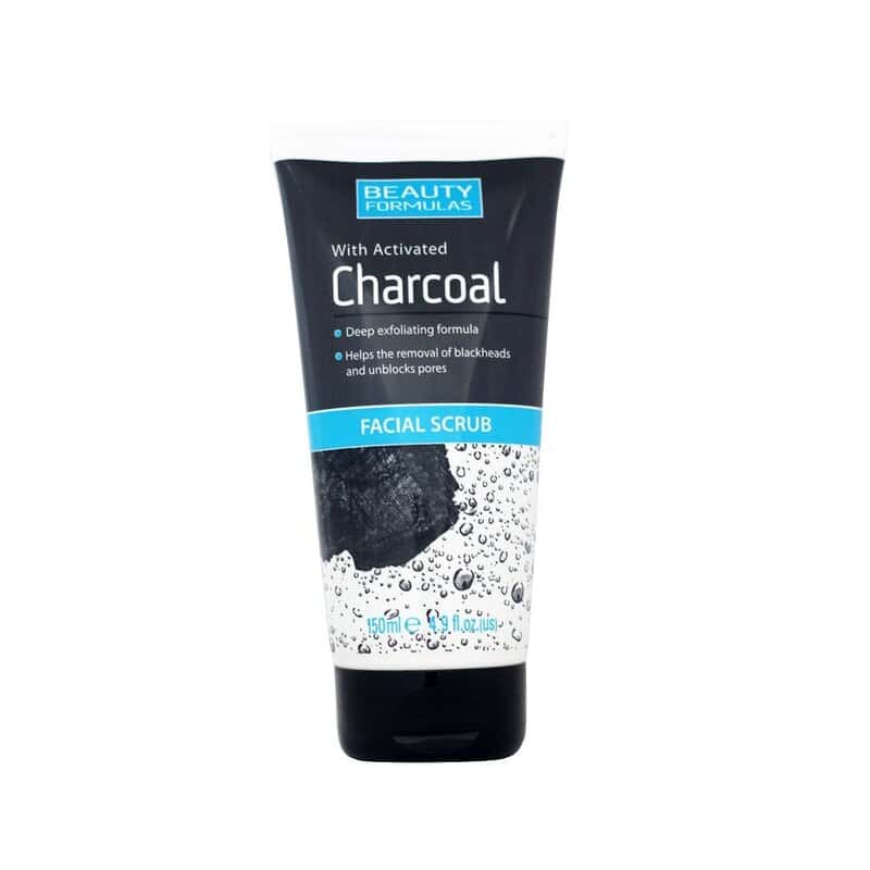 Beauty Formulas B/F CHARCOAL FACIAL SCRUB 150ML 88551