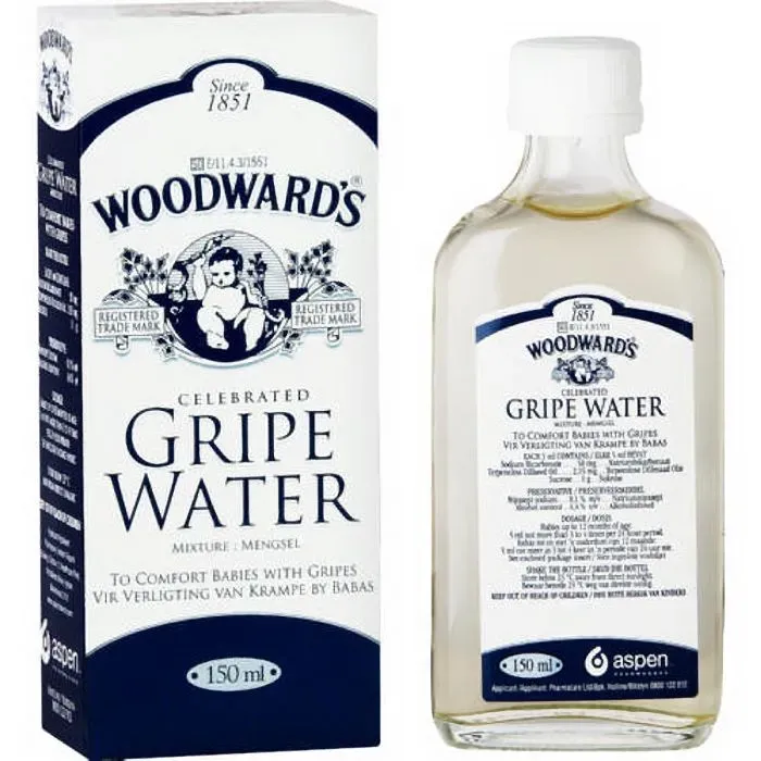 Woodward's Gripe Water 150 ml box and bottle