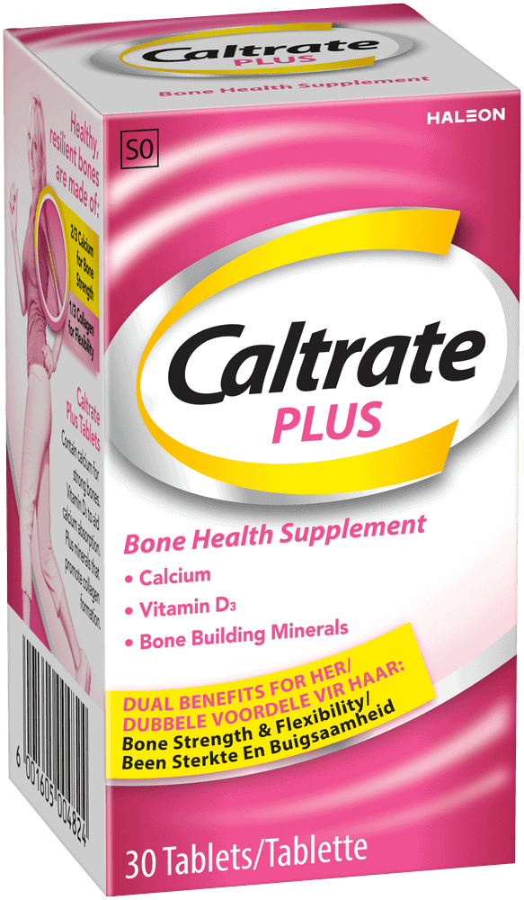 Caltrate Plus Bone Health Supplement Tablets 30pk 30pk
