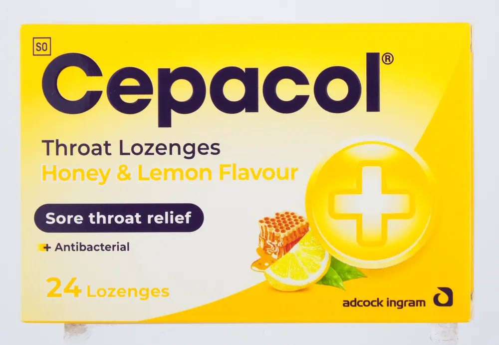 Cepacol Honey & Lemon Flavour Throat Lozenges 24pk