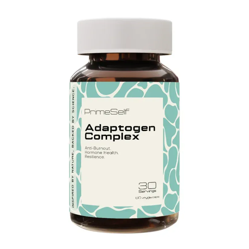 Front of PrimeSelf Adaptogen Complex 60 capsules bottle