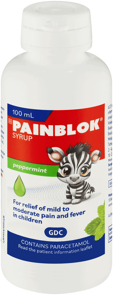 Painblok Peppermint Pain & Fever Relief Syrup 100ml