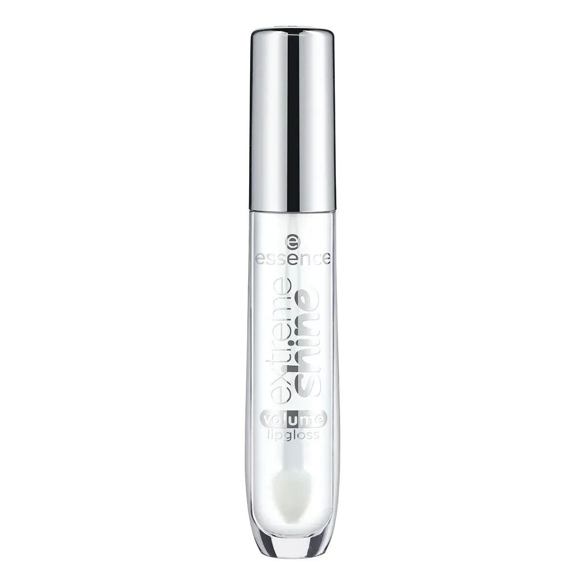 Front of closed Essence Extreme Shine Volume Lipgloss 01 tube, 5 ml