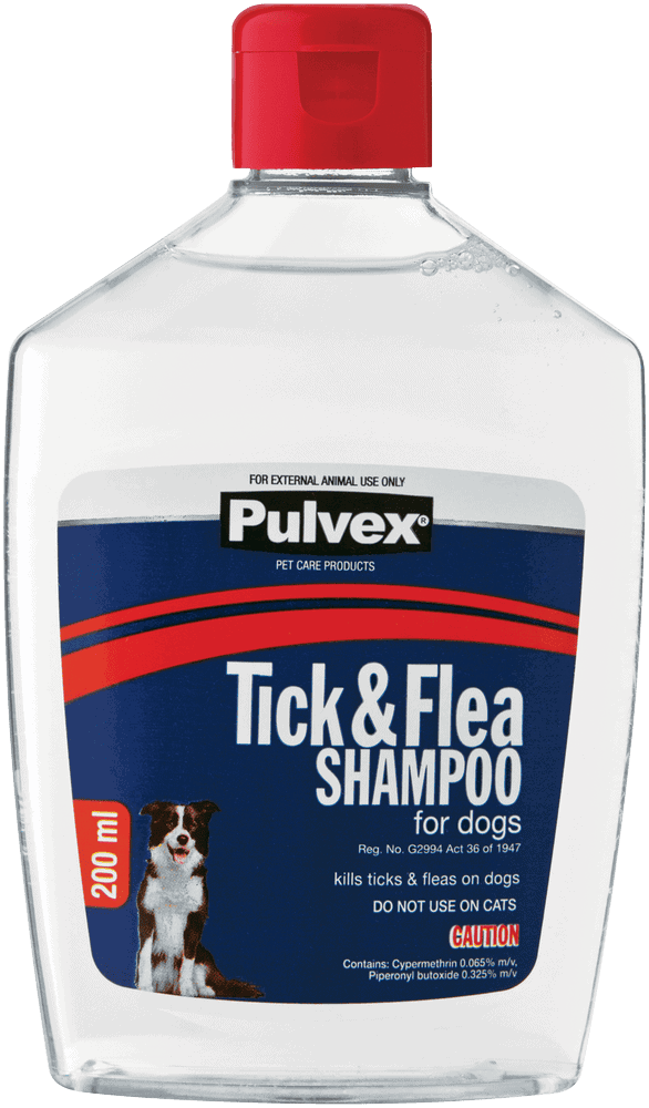 Pulvex Tick & Flea Shampoo for Dogs 200ml