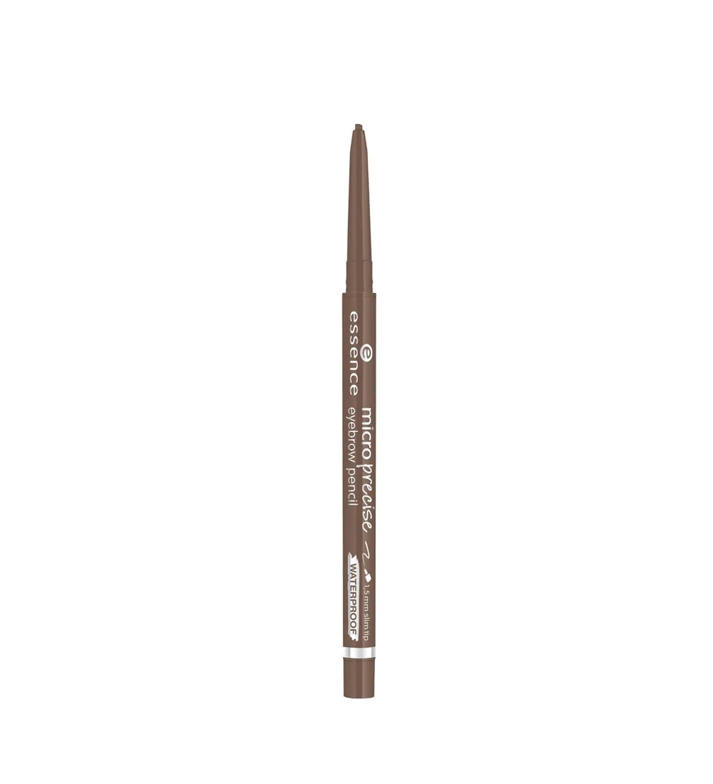 Essence Micro Precise Eyebrow Pencil 02 Light Brown, extended pencil form