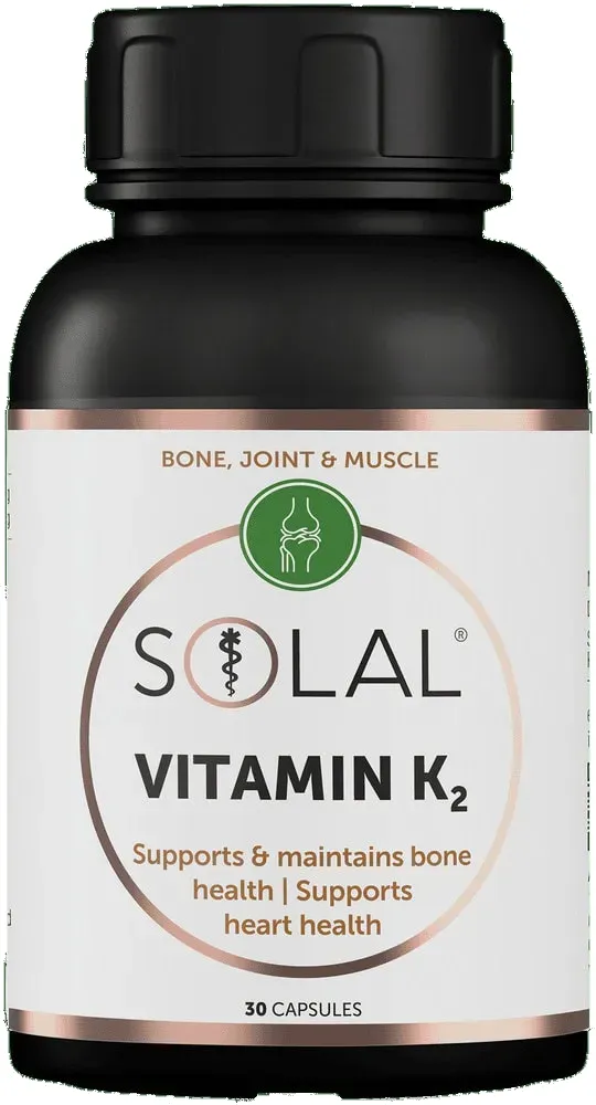 Solal Vitamin K2 Capsules 30pk