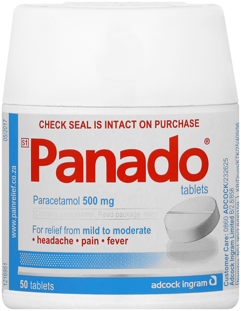 Panado Paracetamol Tablets 50pk