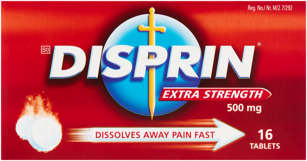Disprin Extra Strength Pain Relief Tablets 16pk