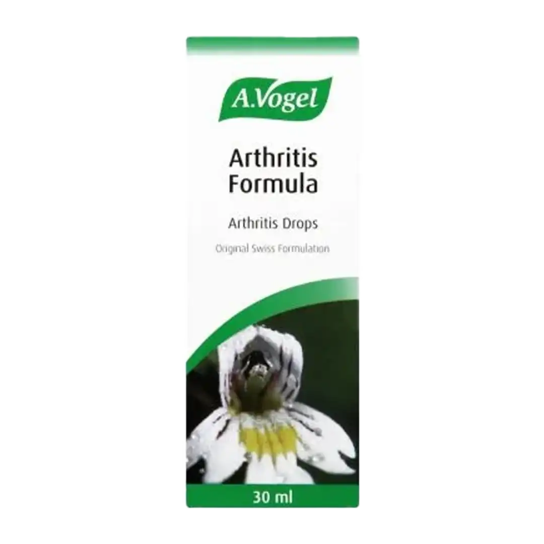 Front of A.Vogel Arthritis Formula Arthritis Drops 30 ml box
