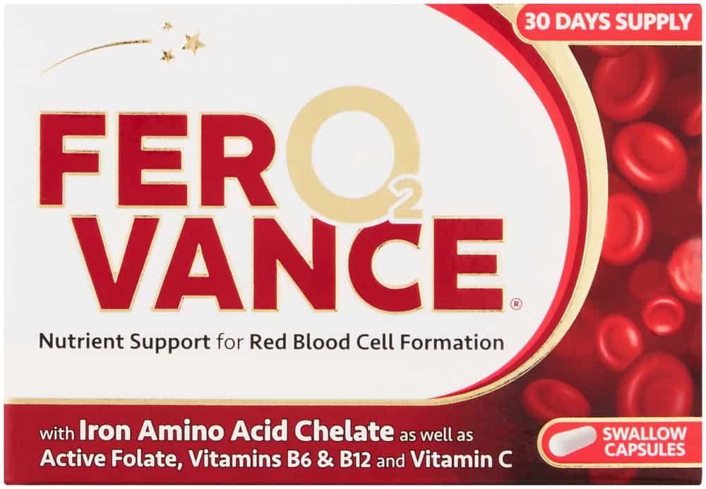 Fero2vance Iron Supplement Swallow Capsules 30pk