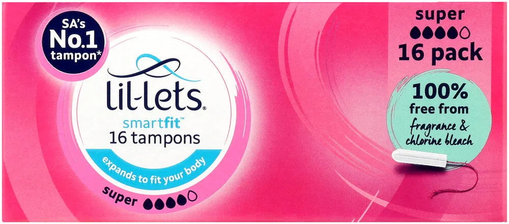 Lil-lets SmartFit Super Tampons 16s