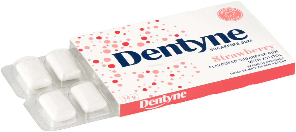 Dentyne STRAWBERRY GUM 14.5G