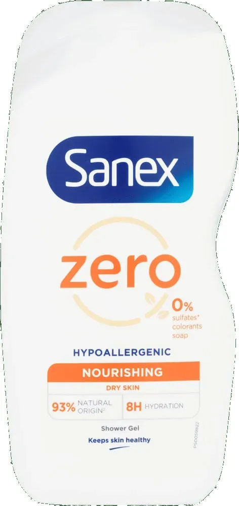 Sanex Zero% Nourishing Hypoallergenic Shower Gel 500ml