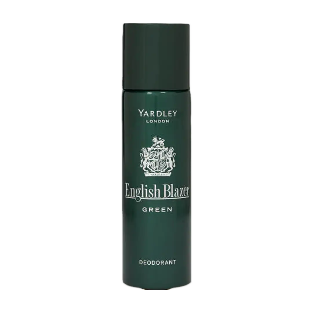Front of Yardley English Blazer Green Deodorant 125ml can