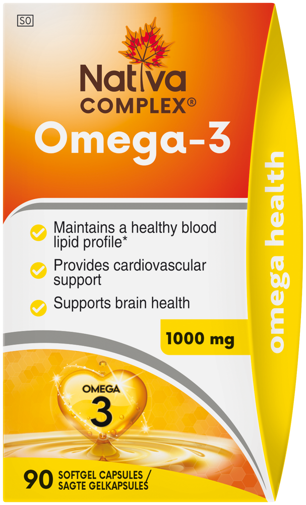 Nativa Complex 1000mg Omega-3 Softgel Capsules 90pk