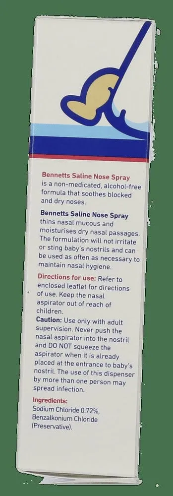 BENNETTS SALINE NOSE DROPS 30ML