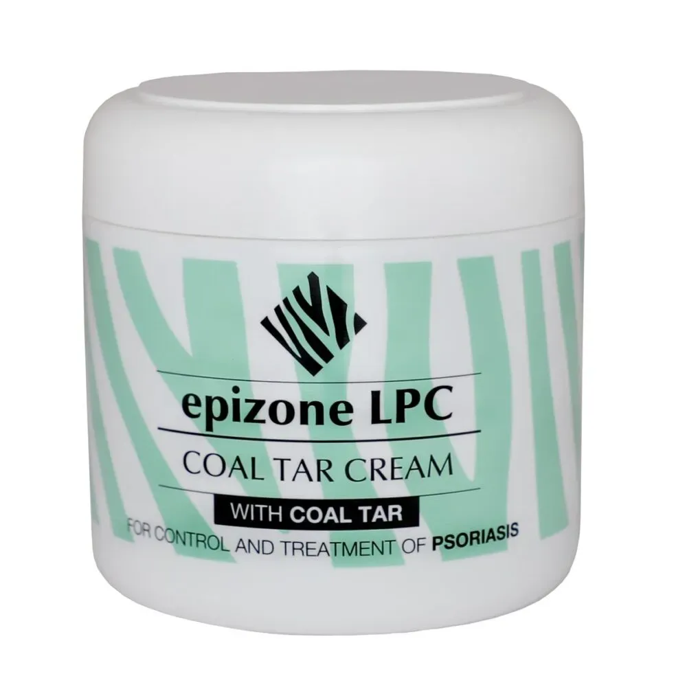 Front of Epizone LPC Coal Tar Cream 400g jar