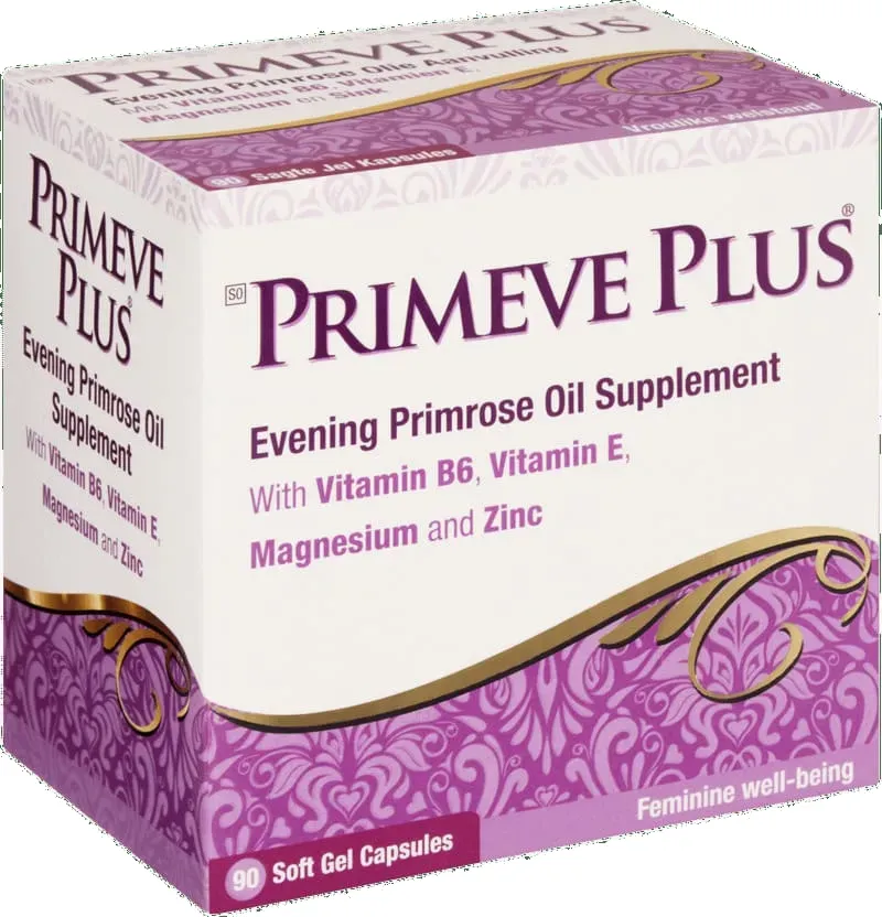 Primeve Plus Evening Primrose Oil Supplement Capsules 90s