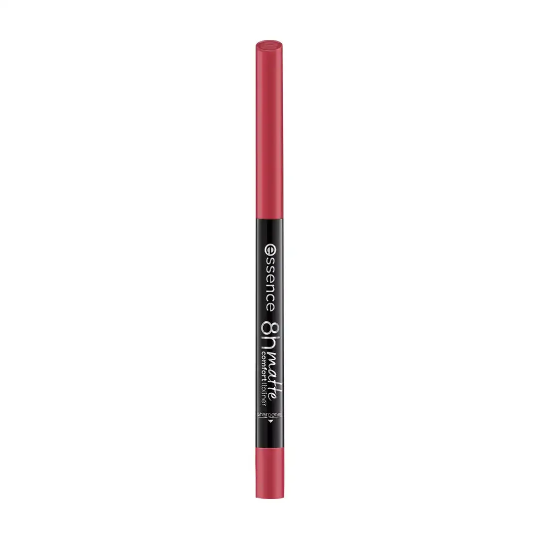 Essence 8h Matte Comfort Lipliner pencil, shade 07, upright on white background