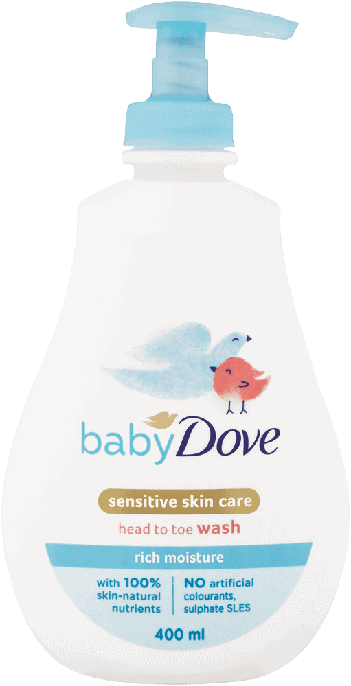 Baby Dove Rich Moisture Head to Toe Wash 400ml