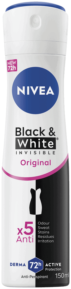 Nivea DEO B&W CLEAR F/MALE 150ML