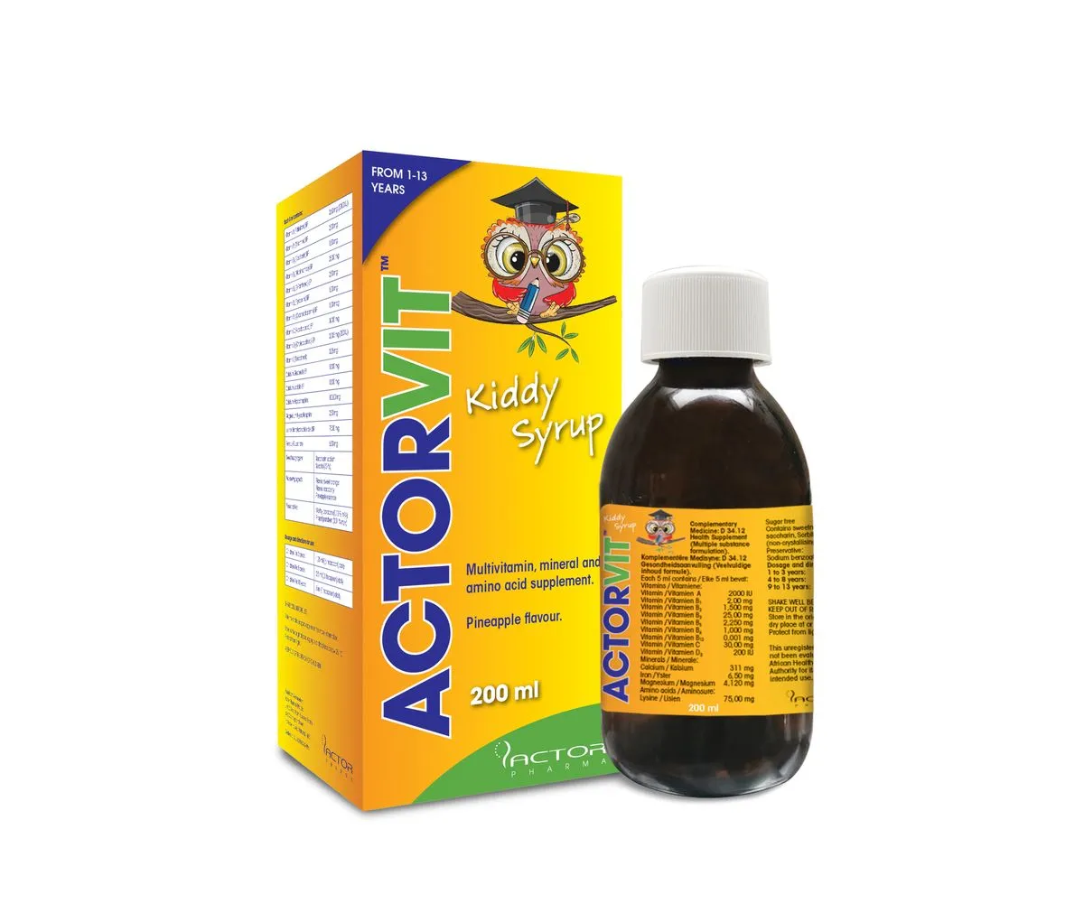 ACTORVIT KIDDY SYRUP 200ML
