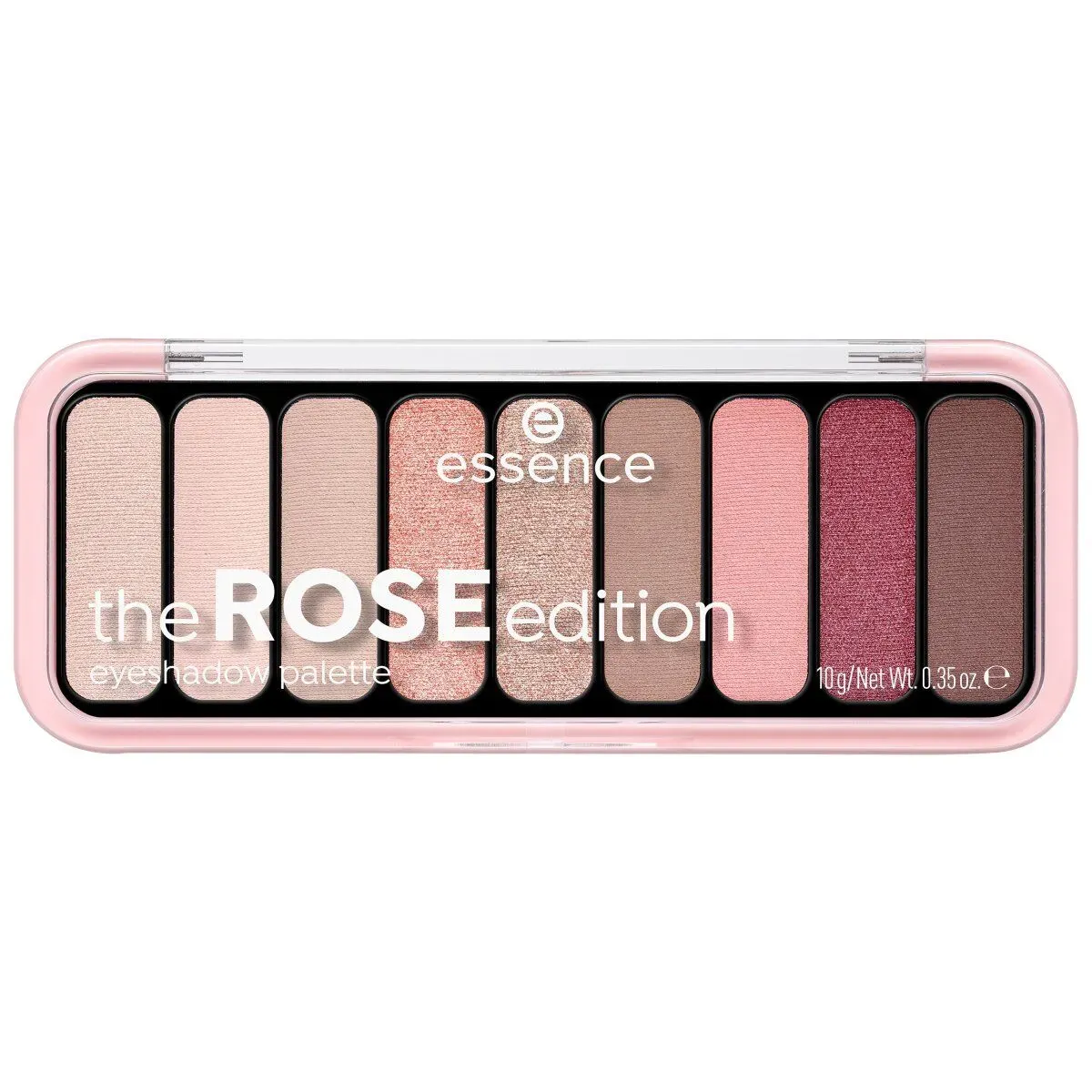 Front of Essence The Rose Edition Eyeshadow Palette 10g on white background