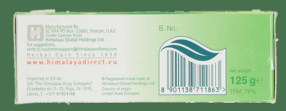 Himalaya Herbals Neem & Turmeric Protecting Soap Bar 125g