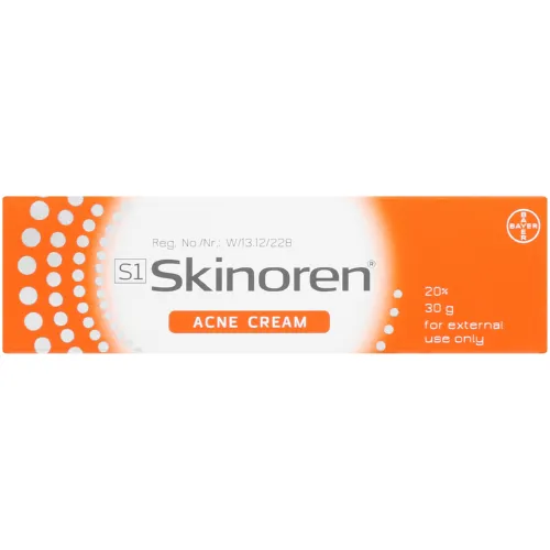 Front of Skinoren Acne Cream 30 g carton