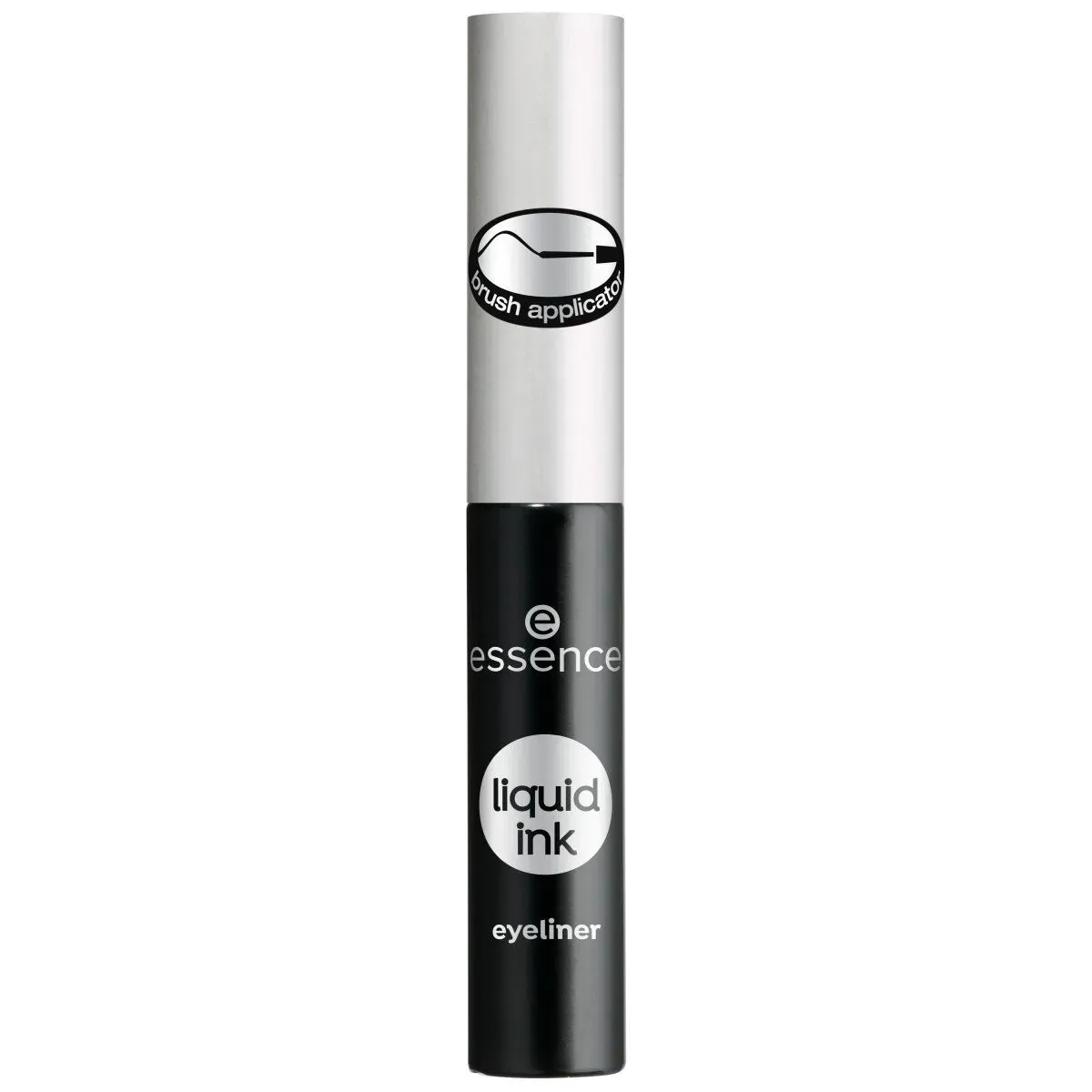 Front of essence Liquid Ink Eyeliner 01 cap closed, high resolution