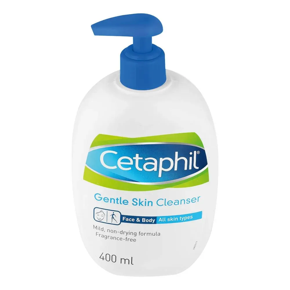 Front of Cetaphil Gentle Skin Cleanser pump bottle 400 ml