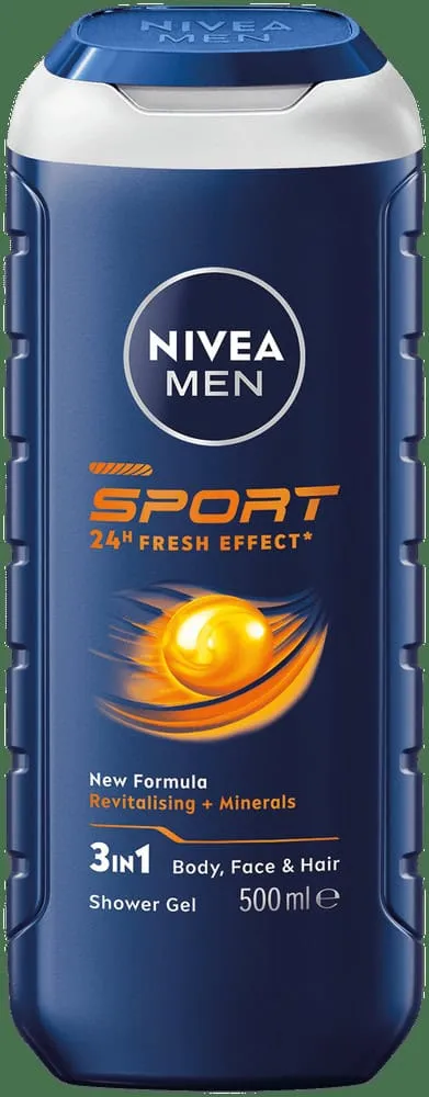 Nivea MEN Sport 3-in-1 Shower Gel 500ml
