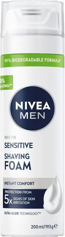 Nivea MEN Sensitive Shaving Foam 200ml