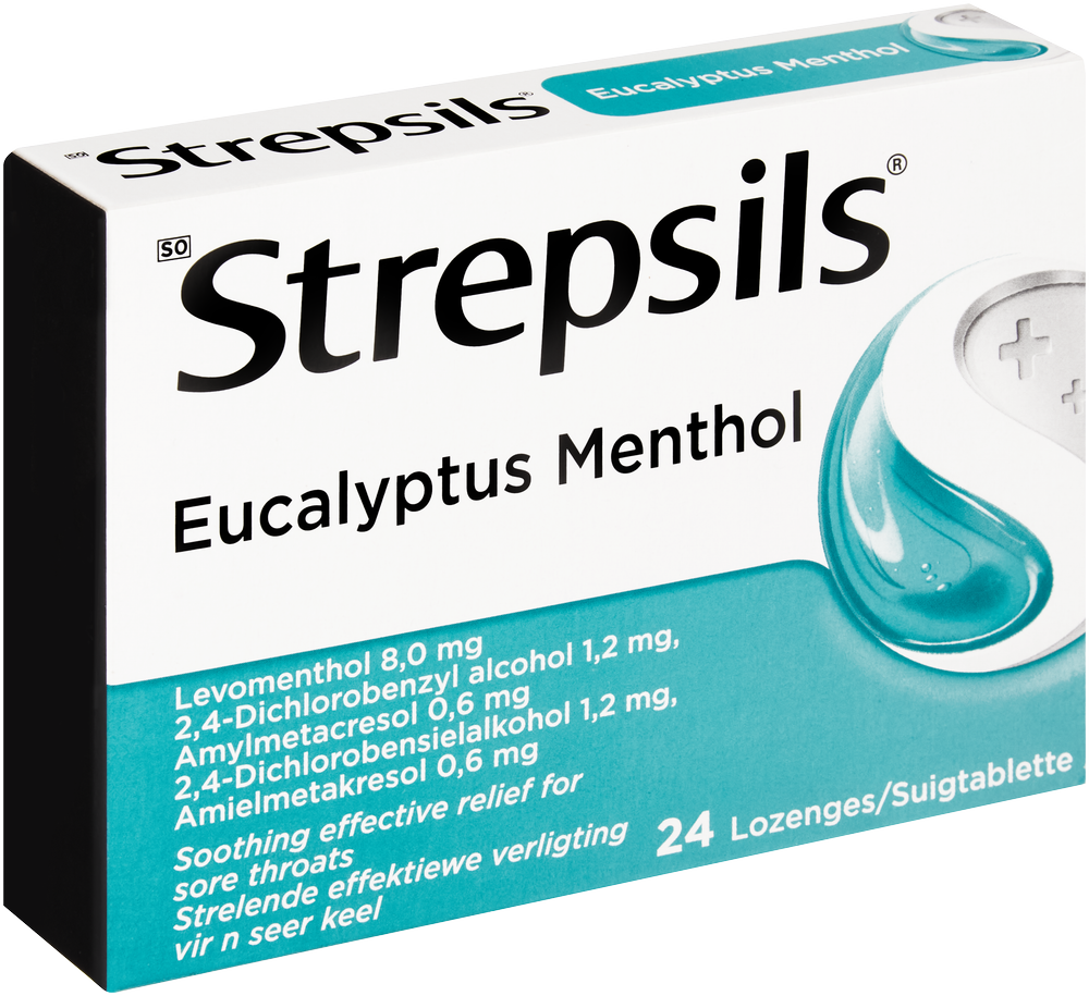 Strepsils Eucalyptus Menthol Throat Lozenges 24pk