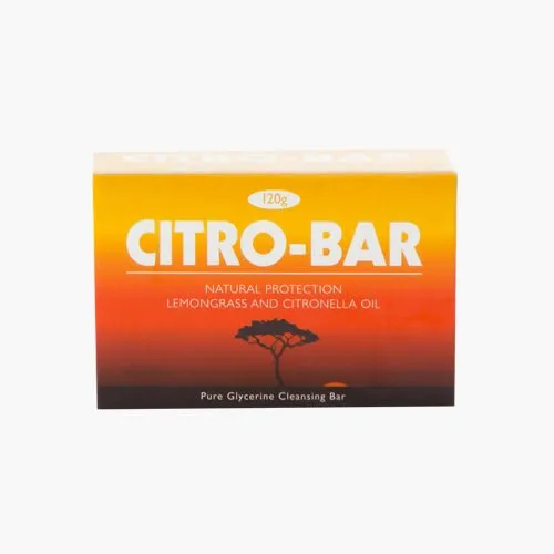Front of Citro-Bar Glycerine Soap 120g box