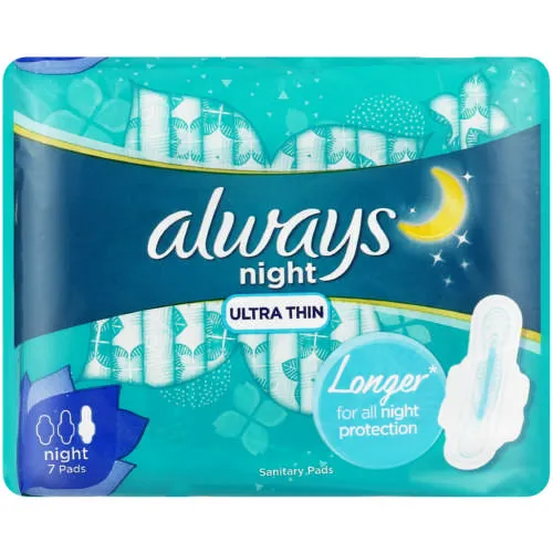 ALWAYS ULTRA NIGHT THIN PADS 7