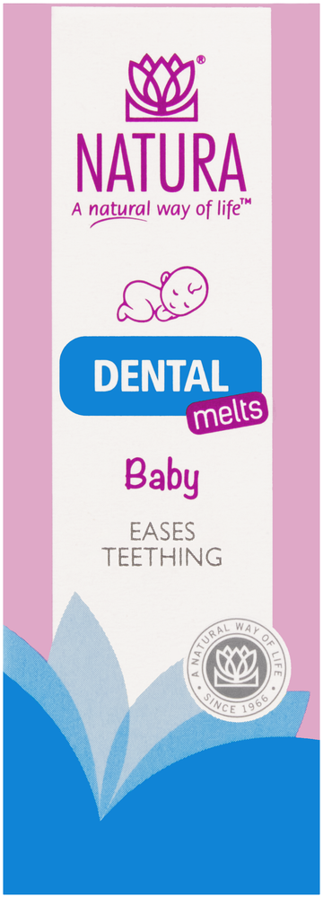 Natura Baby Dental Melts Tablets 50pk