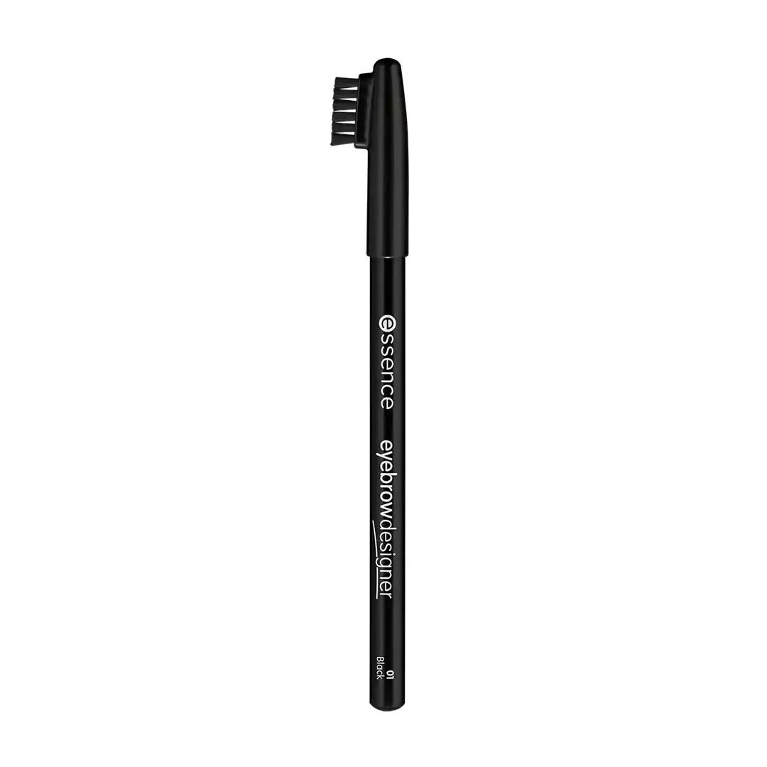 Essence Eyebrow Designer 01 Black eyebrow pencil with brush
