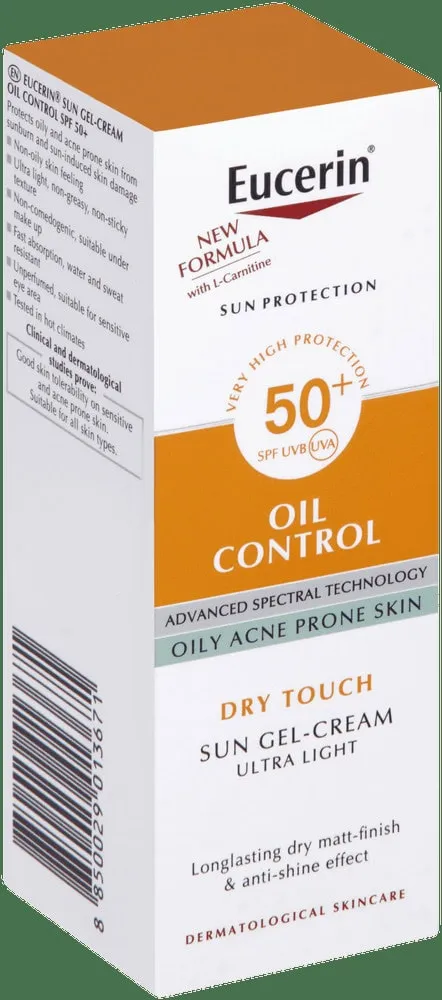 Eucerin Oil Control SPF 50+ Oil Control Sun Gel-Cream 50ml