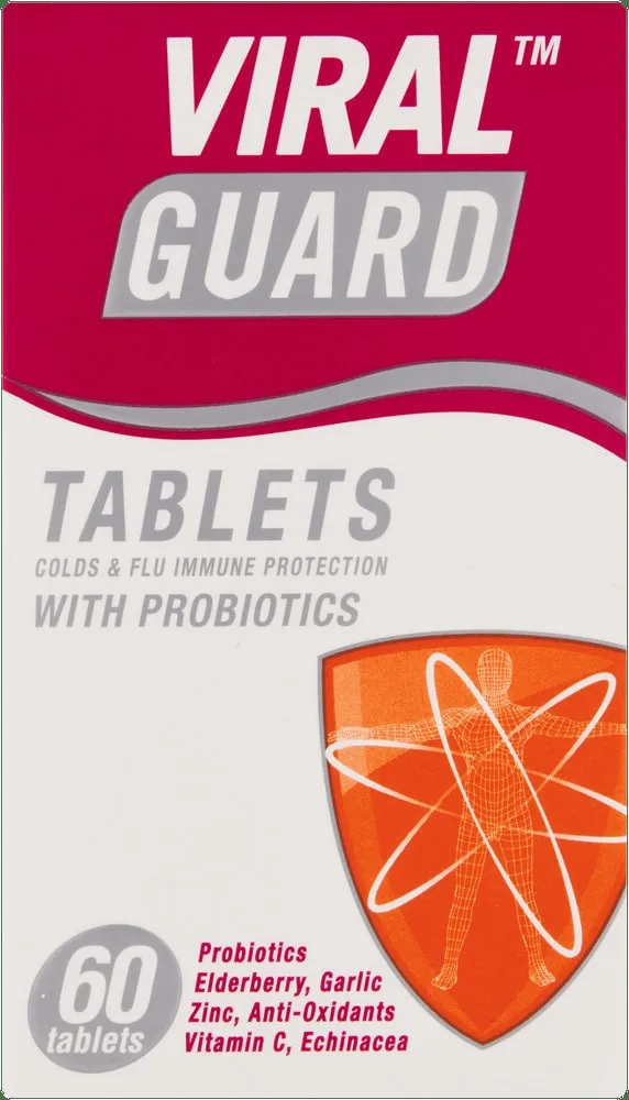 Viralguard Colds & Flu Immune Protection Tablets 60pk
