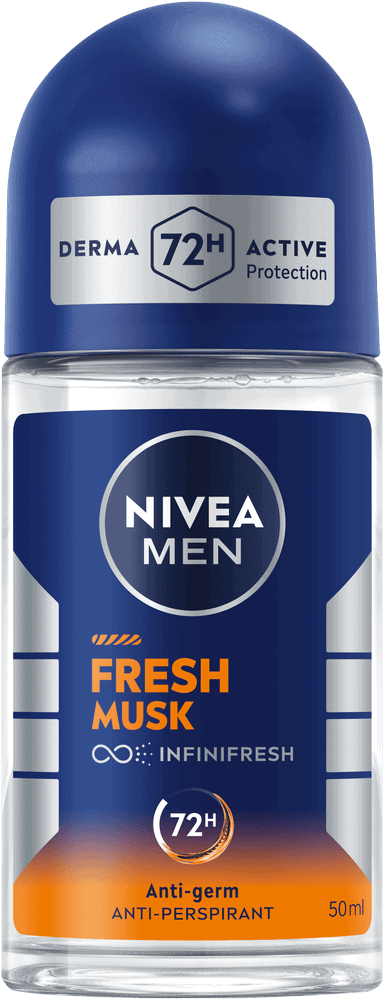 Nivea MEN Fresh Musk Anti-Perspirant Roll-On 50ml