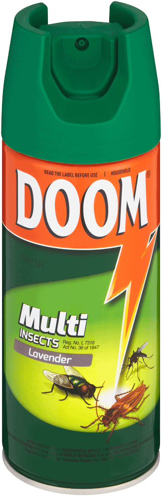 DOOM Fresh Lavender Multi Insects Spray 300ml