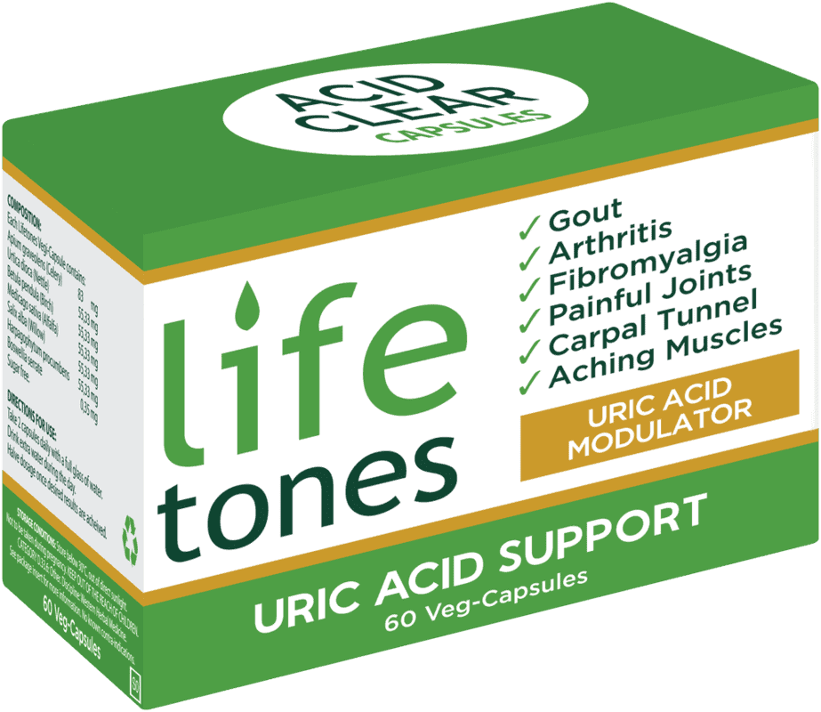 Naturelife Lifetones Uric Acid Support Veg-Capsules 60pk