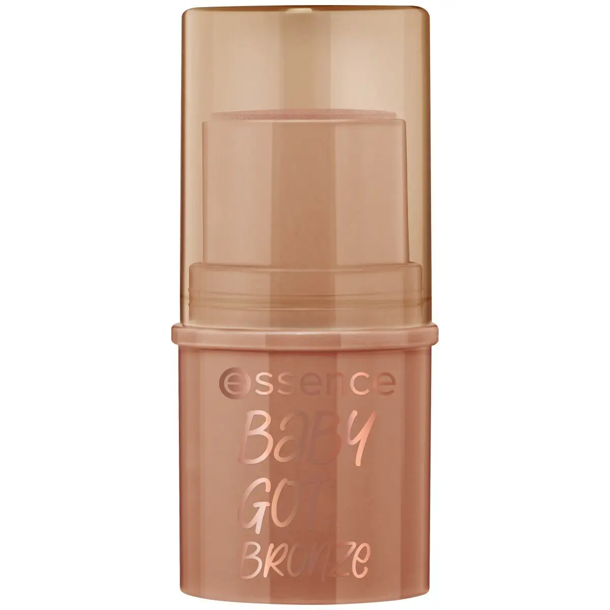 Front of Essence Baby Got Bronze bronzer stick 10 g, cap on