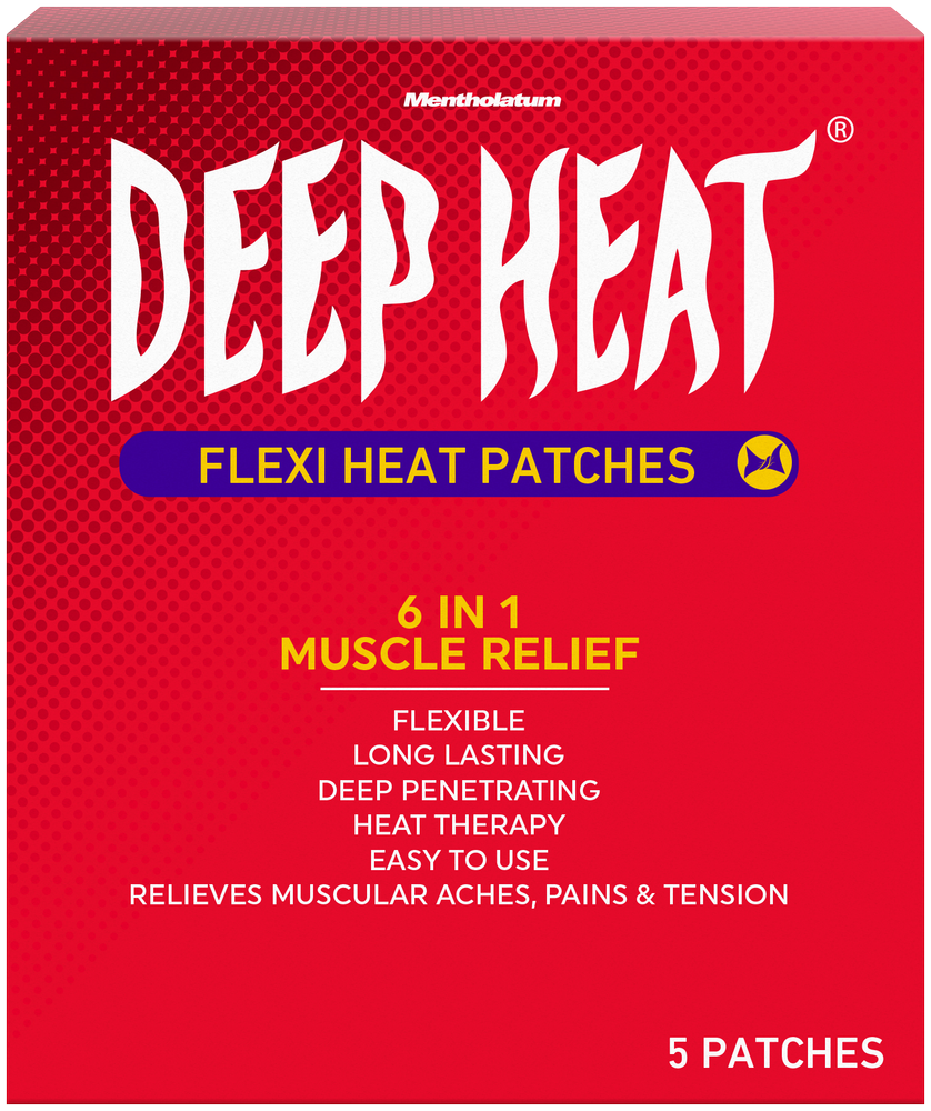 Deep Heat Flexi Heat Patches 5pk
