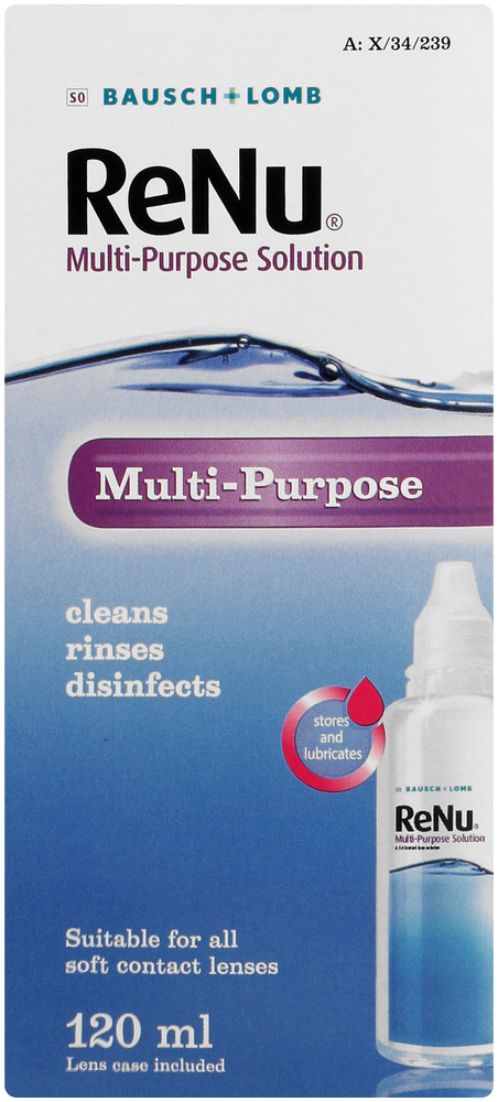 Renu Multi-Purpose Contact Lens Solution 120ml