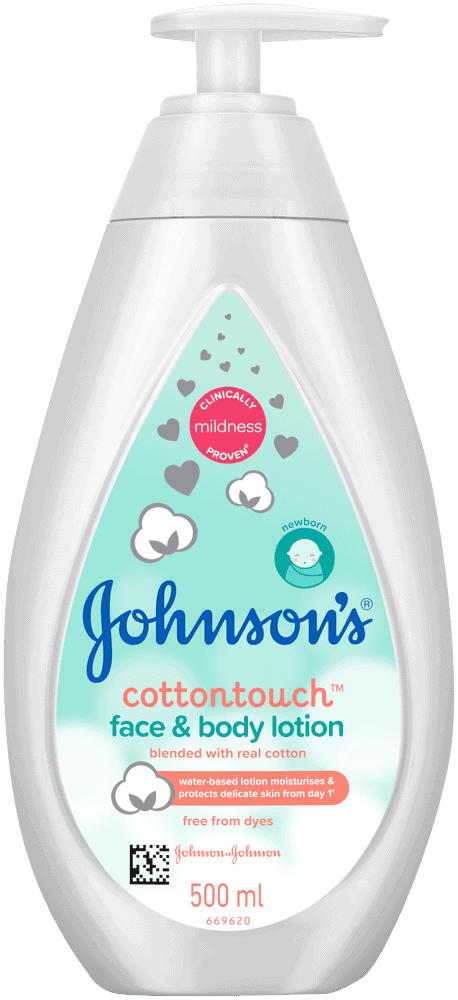 Johnson's CottonTouch Face & Body Lotion 500ml